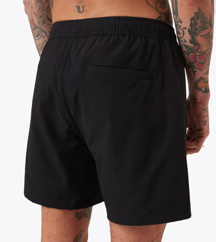 Zanerobe Shorts Men Badge Tech Short Black