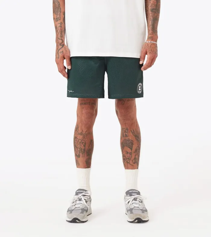 Zanerobe Shorts Men Training Mesh Short Forest