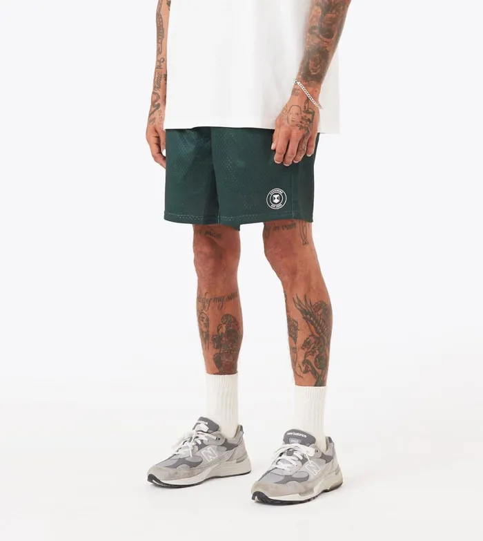 Zanerobe Shorts Men Training Mesh Short Forest