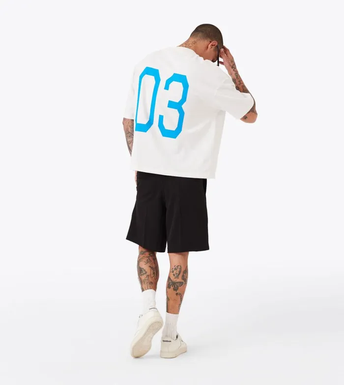 Zanerobe Tees and Tanks Men Crop Hockey Lounge Tee Vintage White