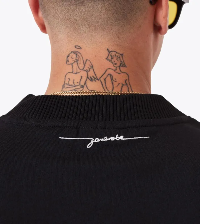 Zanerobe Tees and Tanks Men Lounge Tee Black