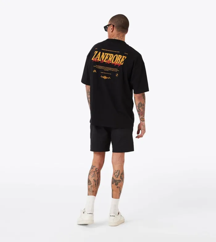 Zanerobe Tees and Tanks Men Portfolio Lounge Tee Black