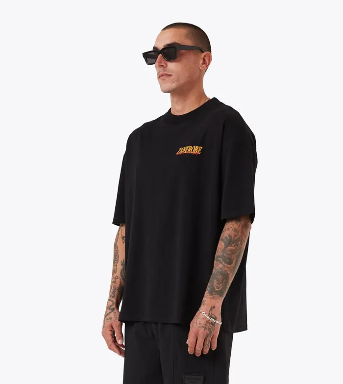 Zanerobe Tees and Tanks Men Portfolio Lounge Tee Black
