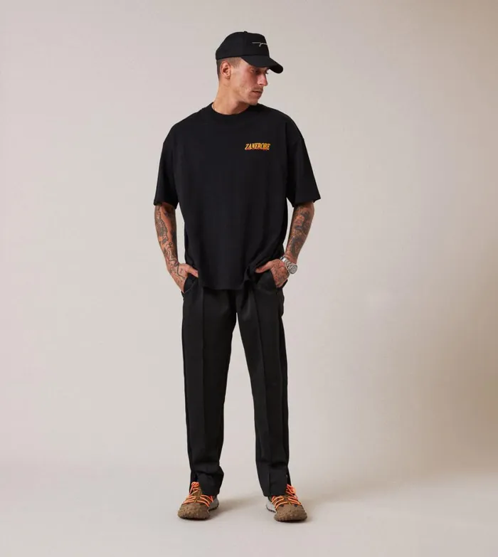 Zanerobe Tees and Tanks Men Portfolio Lounge Tee Black