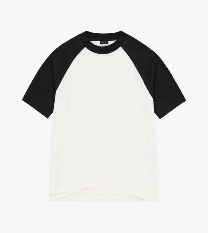 Zanerobe Tees and Tanks Men Raglan Lounge Tee Vintage WhiteBlack