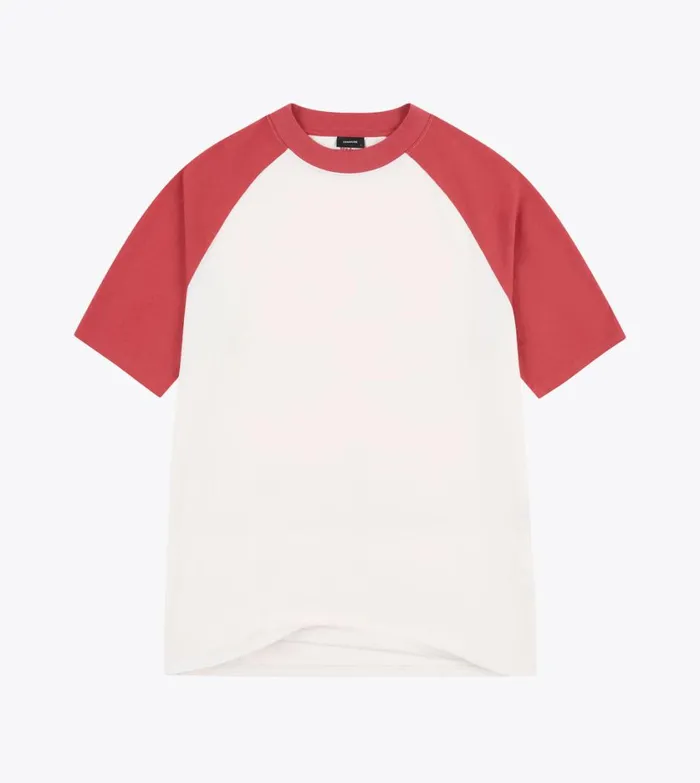 Zanerobe Tees and Tanks Men Raglan Lounge Tee Vintage WhiteCherry